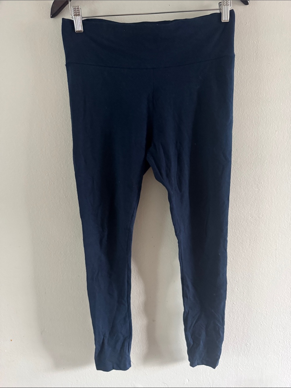 Ambiance Navy High-Waist Leggings